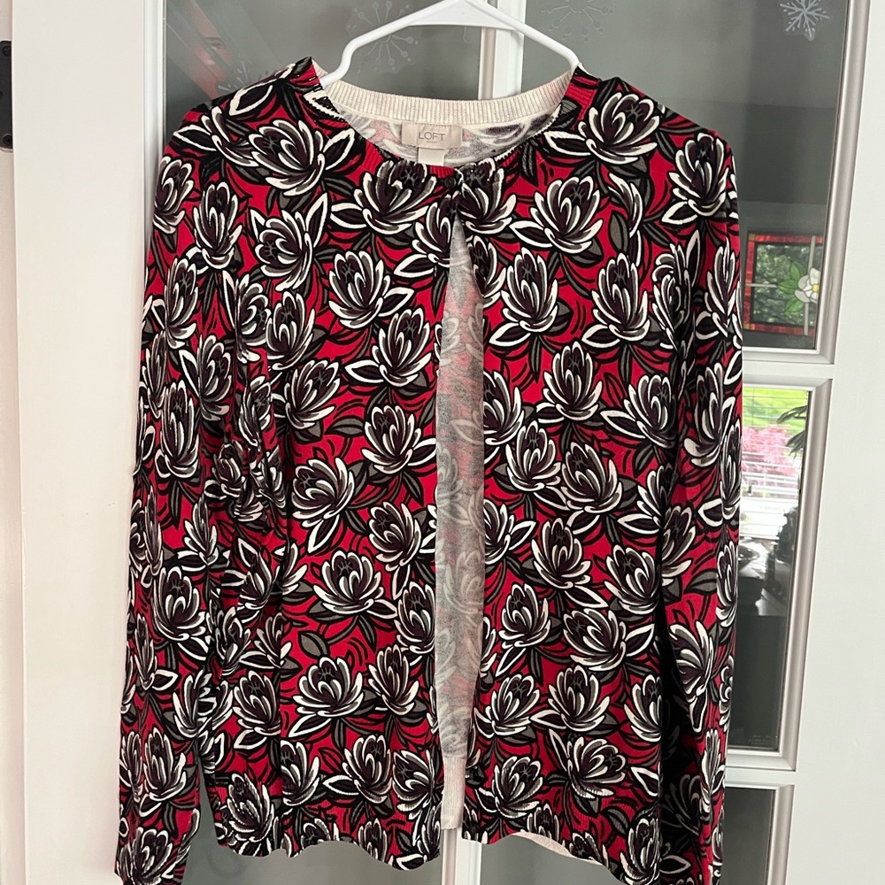 Floral Patterned Cardigan